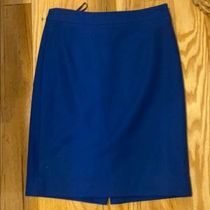 No. 2 pencil skirt in double-serge wool